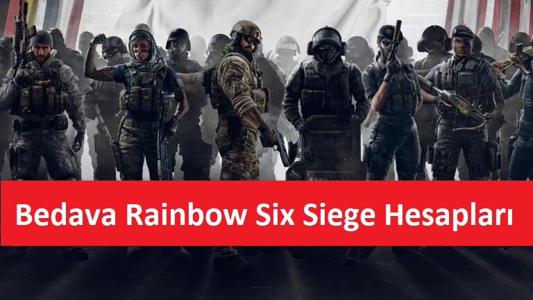 bedava Rainbow Six Siege Hesaplari